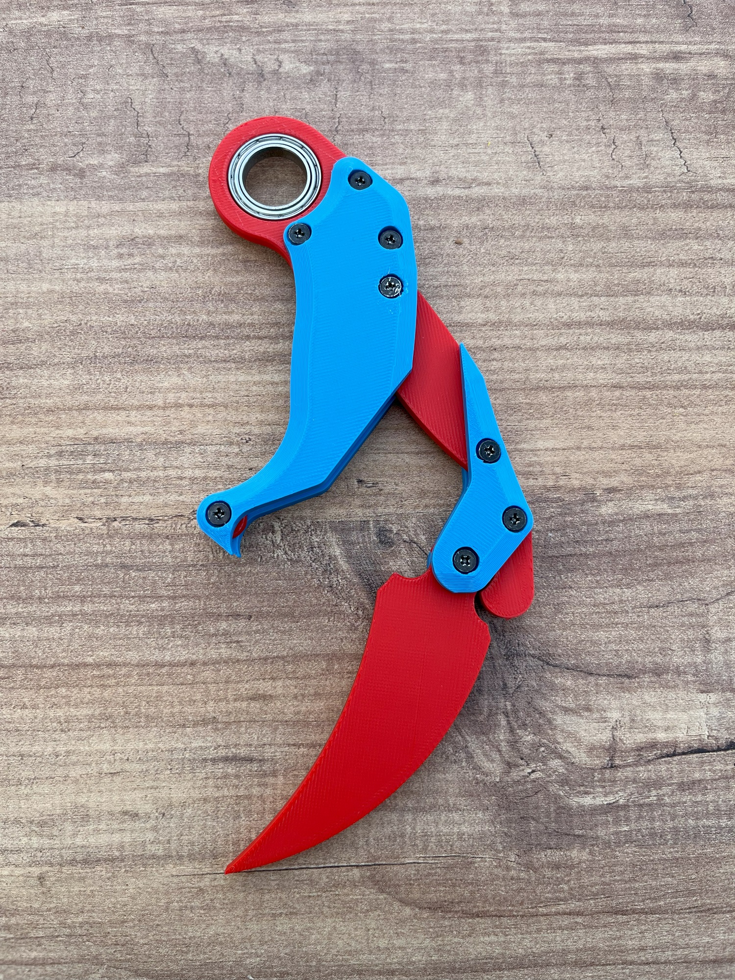 Gravity Karambit Rulmanlı - (Siyah - Pembe, Sarı, Turuncu, Yeşil - Kırmızı - Mavi) - Görsel 21