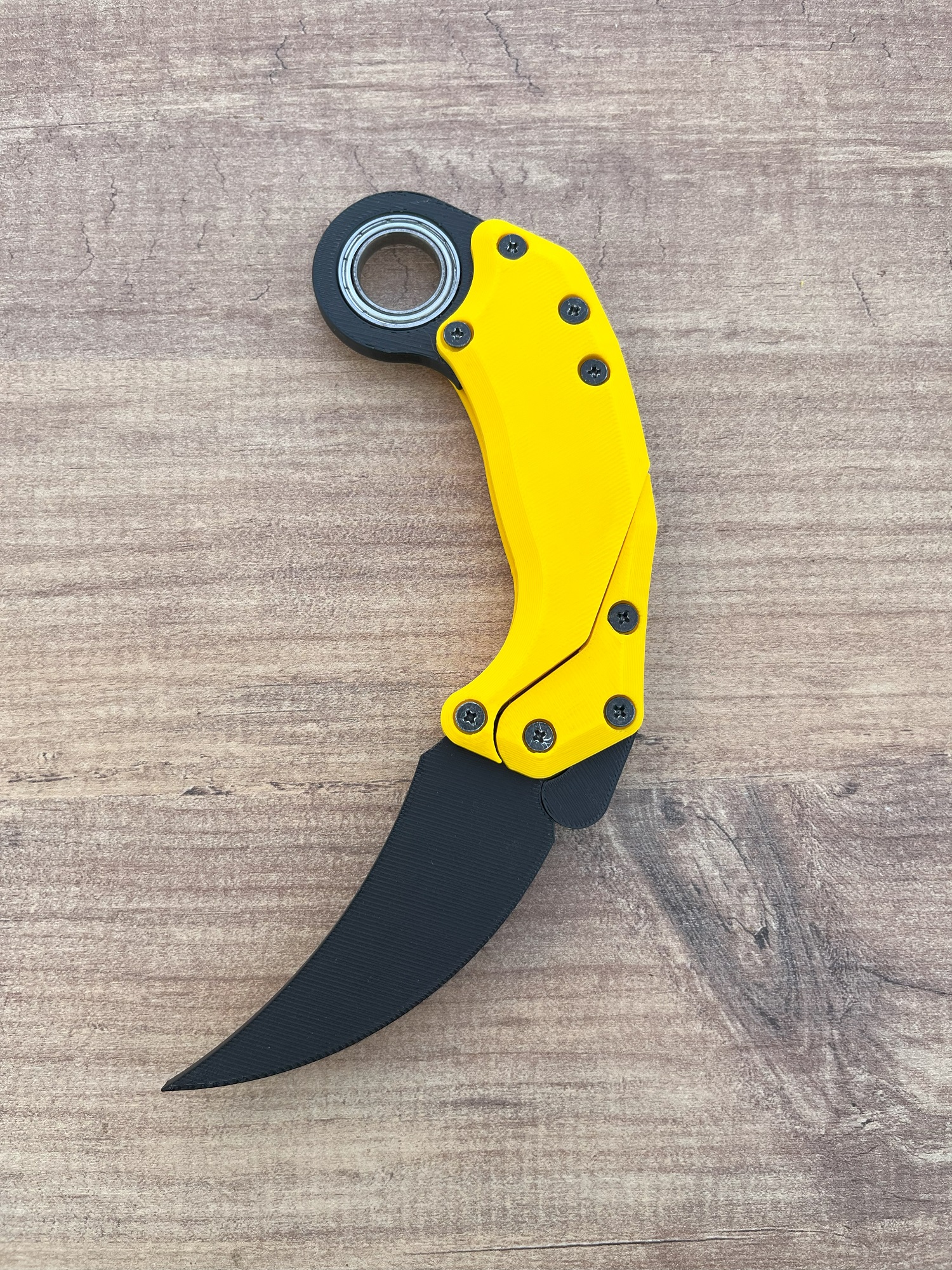 Gravity Karambit Rulmanlı - (Siyah - Pembe, Sarı, Turuncu, Yeşil - Kırmızı - Mavi) - Görsel 6