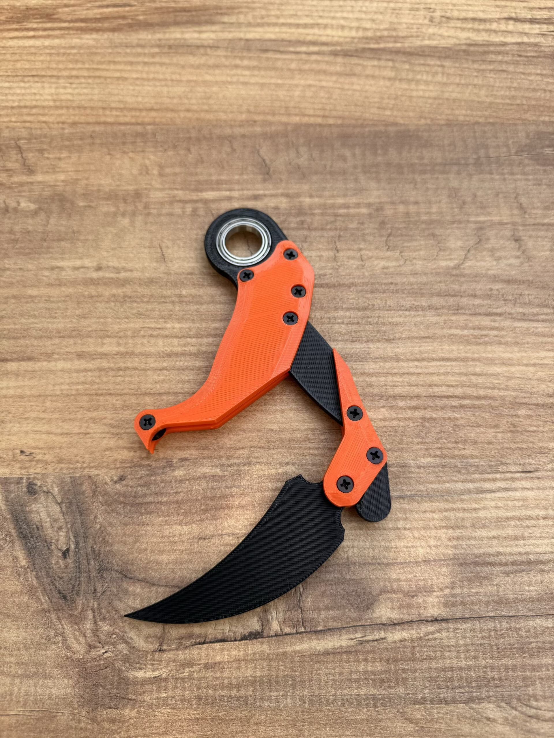 Gravity Karambit Rulmanlı - (Siyah - Pembe, Sarı, Turuncu, Yeşil - Kırmızı - Mavi) - Görsel 11
