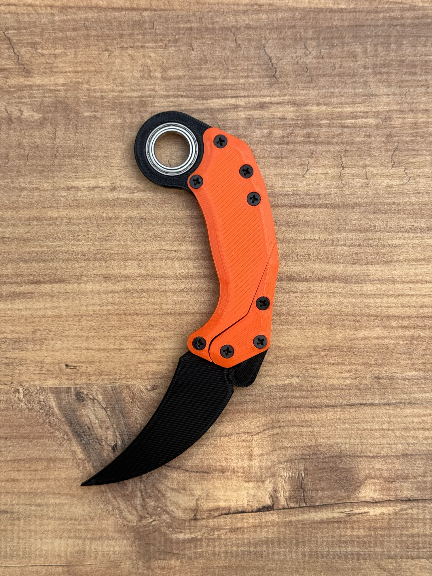 Gravity Karambit Rulmanlı - (Siyah - Pembe, Sarı, Turuncu, Yeşil - Kırmızı - Mavi) - Görsel 12